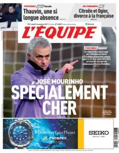 L’equipe du Jeudi 21 Novembre 2019