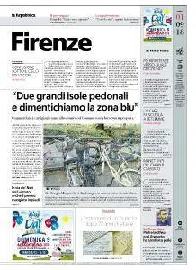 la Repubblica Firenze - 1 Settembre 2018