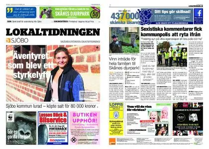 Lokaltidningen Sjöbo – 20 oktober 2018