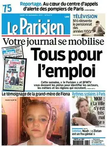 Le Parisien + Journal de Paris du Lundi 30 Septembre 2013