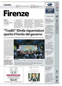 la Repubblica Firenze - 20 Ottobre 2018
