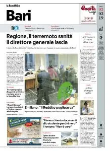 la Repubblica Bari - 2 Marzo 2019