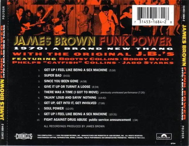 James Brown - Funk Power (1970: Brand New Thang) (1996) {Polydor ...