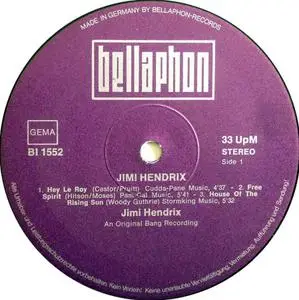 Jimi Hendrix - In The Beginning (1972) [Vinyl Rip 16/44 & mp3-320 + DVD]