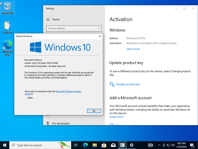 Windows 10 Pro 22H2 build 19045.4046 With Office 2024 Pro Plus Multilingual Preactivated