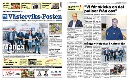 Västerviks-Posten – 29 september 2017