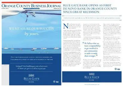 Orange County Business Journal – January 23, 2017
