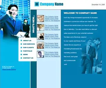 Full Site Template (html + psd) 