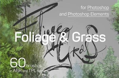 60 Photoshop Foliage & Grass brushes
