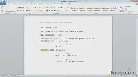 Lynda - Screenwriting Fundamentals [repost]