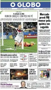 O Globo - 1 de julho de 2014 - Terça