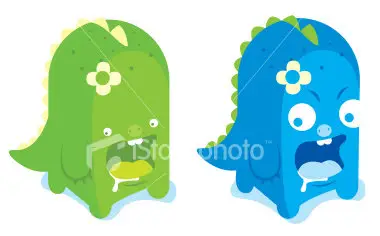 Vector cute monster