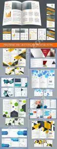 Professional Three Fold bi fold Brochure design vector