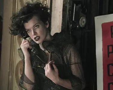 Milla Jovovich by Peter Lindbergh for Vogue Italia September 2012