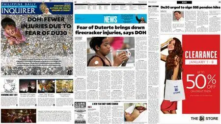 Philippine Daily Inquirer – January 02, 2017
