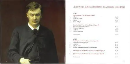 Glazunov - Symphonies (Evgeny Svetlanov) (2010) (6CD Box Set)