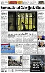 International New York Times - 10 August 2016