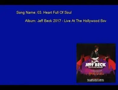 Jeff Beck - Live At The Hollywood Bowl (2017) [Vinyl Rip 16/44 & mp3-320 + DVD] Re-up