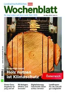 Bayerisches Landwirtschaftliches Wochenblatt Oesterreich - 28. März 2019