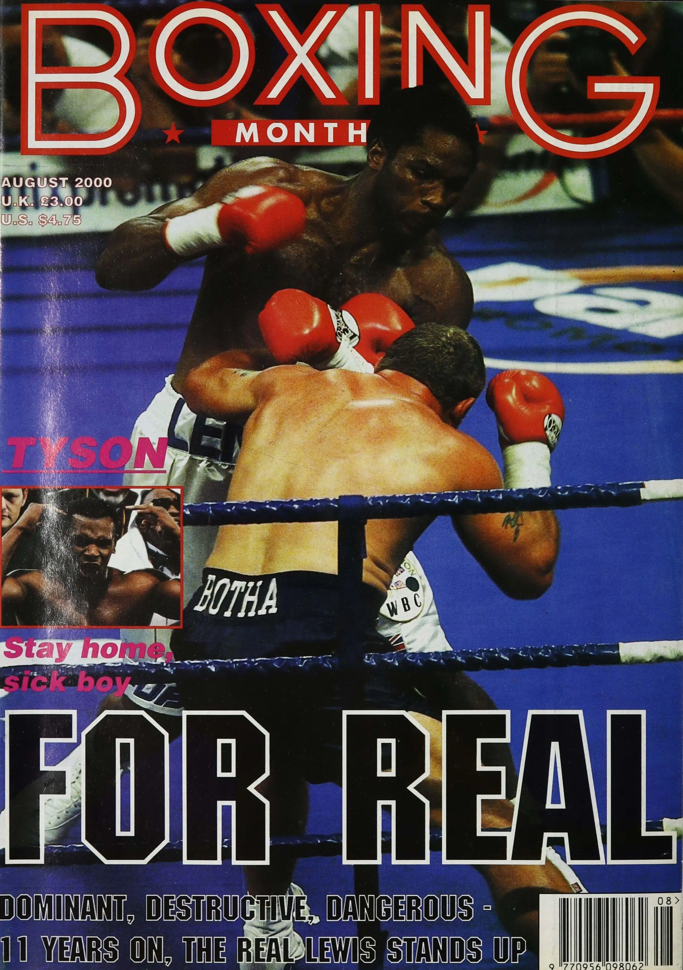 Boxing Monthly – September 2000