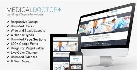 ThemeForest - MedicalDoctor v4.3 - WordPress Theme For Medical