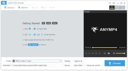AnyMP4 DVD Converter 7.2.30 Multilingual Portable