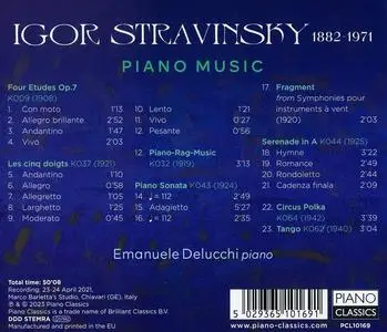 Emanuele Delucchi - Igor Stravinsky: Piano Music (2023)