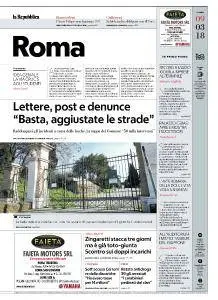 la Repubblica Roma - 9 Marzo 2018
