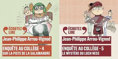 Jean-Philippe Arrou-Vignod, "Enquête au collège", tome 4 et 5