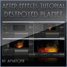 After Effects Tutorial - Destroyed Planet