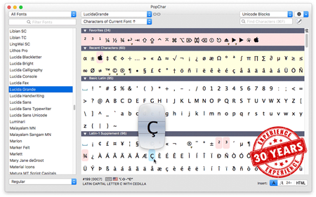 PopChar X 9.0 Multilingual macOS