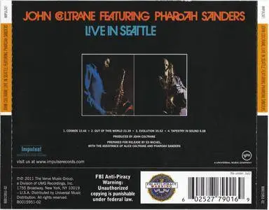 John Coltrane featuring Pharoah Sanders - Live In Seattle (1965) {Impulse!--Verve Originals rel 2011}