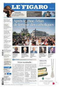 Le Figaro du Samedi 20 Avril 2019
