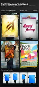 GraphicRiver Poster Mockup Templates