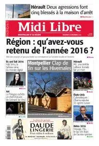 Midi Libre du Vendredi 30 Décembre 2016