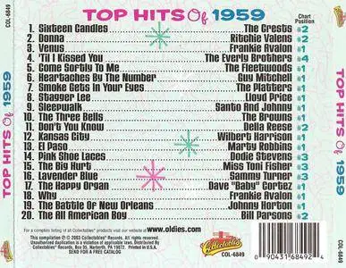 VA - Top Hits Of The Fifties: 1956-1959 (4CD) (2003) {Collectables}