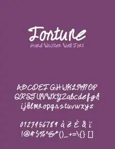 Fortune - Hand Written Web Font