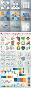 Vectors - Option Infographics Elements 72