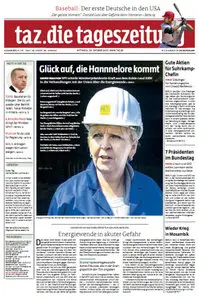 Tageszeitung TAZ vom 23 Oktober 2013