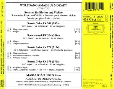 Mozart · Sonatas for Piano and Violin
