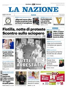 La Nazione Lucca - 2 Ottobre 2025