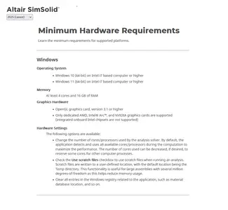 Altair SimSolid 2025.0