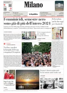 la Repubblica Milano - 8 Giugno 2025