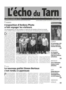 L'Echo du Tarn - 21 Novembre 2025