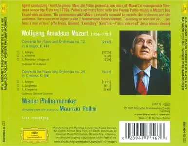 Maurizio Pollini - Mozart: Piano Concertos K.414 & K.491 (2007)