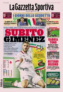 La Gazzetta dello Sport - 9 Febbraio 2025