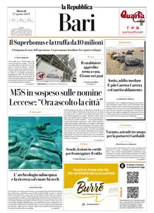 la Repubblica Bari - 27 Agosto 2024