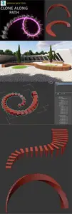 Clone Along Path - 3dsMax MCG Script