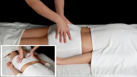Female Hip, Leg, Waist & Ovary Therapeutic Massage SPA