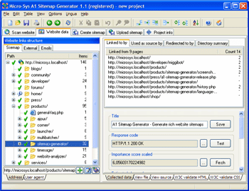 Micro-Sys A1 Sitemap Generator 1.3.0